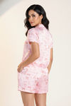 Zivame Satin Short Set - Crystal Rose — thumbnail 3